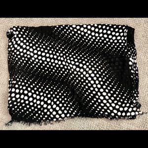 Black and White Scarf
